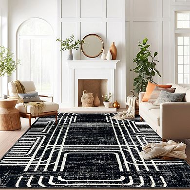 World Rug Gallery Bohemian Lines Rug