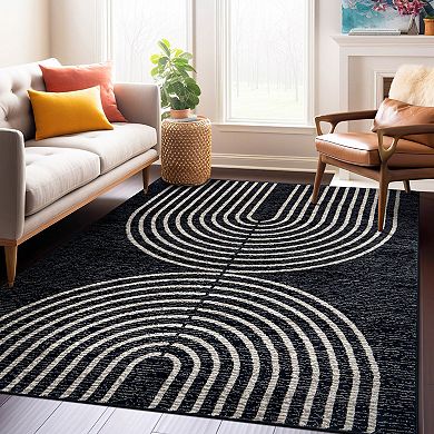 World Rug Gallery Contemporary Arch Design Rug