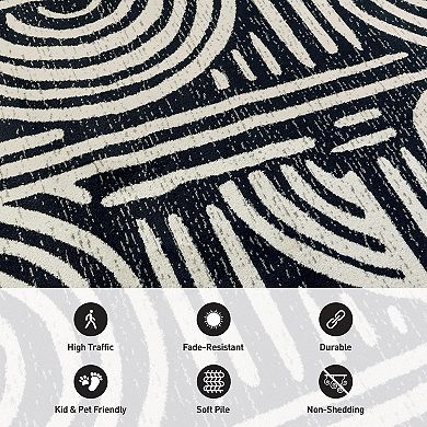 World Rug Gallery Contemporary Lines Rug