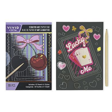 Brea Reese Vivid by Brea Reese® 11-pc. Mini Scratch Perfect Match Art Paper Pad