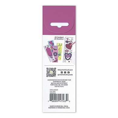 Little Yellow Bicycle® 20-pk. Heart Designs Coloring Bookmark