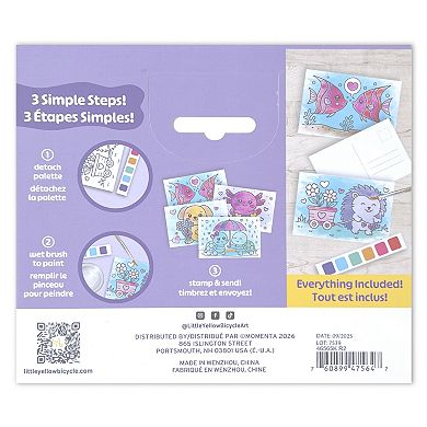 Little Yellow Bicycle® 11-pc. Valentine Watercolor Postcard Kit