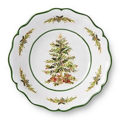 Certified International Holly Tree 4 pc. Melamine Bowl Set