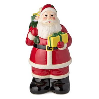 Certified International Santa's Retro Christmas Cookie Jar