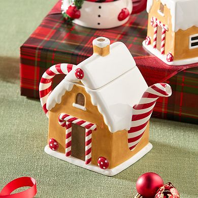 Certified International Gingerbread House Teapot