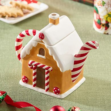 Certified International Gingerbread House Teapot