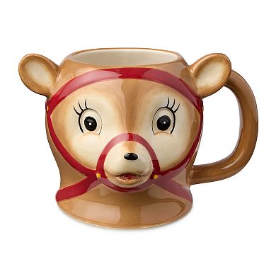 Certified International Santa's Retro Christmas 4 pc. 3-D Mug Set