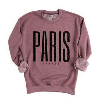 Simply Sage Market Paris France Distressed Sweatshirt