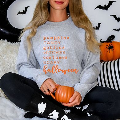 Simply Sage Market Halloween Words Sweatshirt