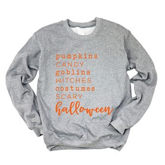 Simply Sage Market Halloween Words Sweatshirt