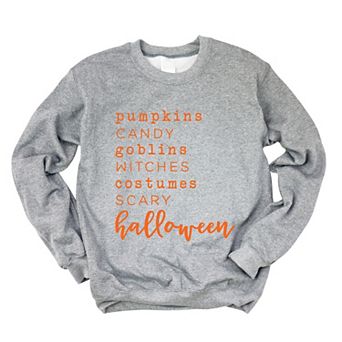 Simply Sage Market Halloween Words Sweatshirt