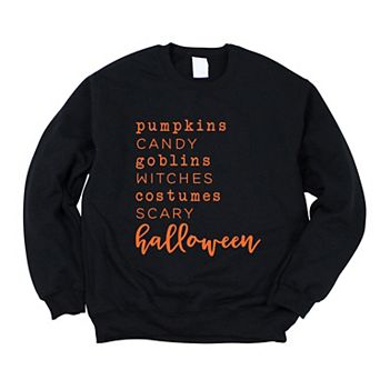 Simply Sage Market Halloween Words Sweatshirt