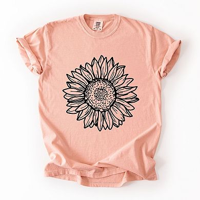 Simply Sage Market Sunflower Garment Dyed Tee