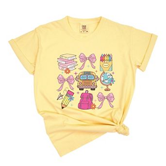 Simply Sage Market Coquette School Chart Garment Dyed Tee