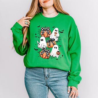 Simply Sage Market Coquette Ghost Collage Sweatshirt