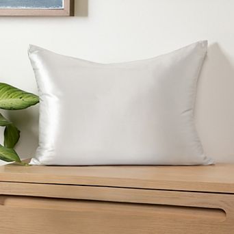 Home Collection 100% Mulberry Silk Zippered Pillowcase