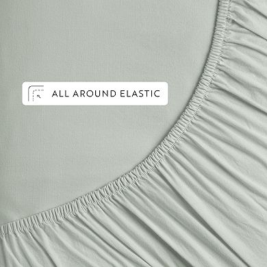 Home Collection Ultra Soft Solid Cotton Sheet Set