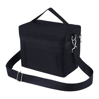 Reusable Lunch Bag, Leakproof Freezable Lunch Cooler Bag w Adjustable Shoulder Strap 8.3*5.1*7.1in