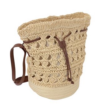 Women's Bohemian - Style Crochet Shoulder Bag