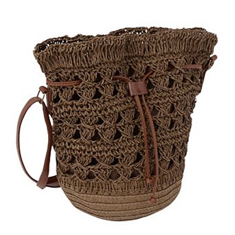 Women's Bohemian - Style Crochet Shoulder Bag