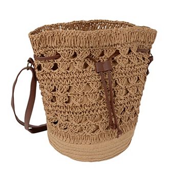 Women's Bohemian - Style Crochet Shoulder Bag