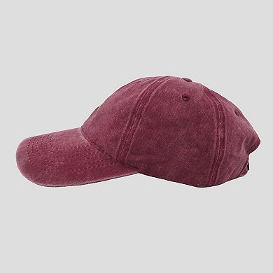 Women's Baseball Cap with Sunflower Embroidery