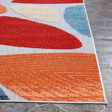 SUPERIOR Tulip Modern Geometric Indoor/Outdoor Rug