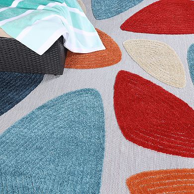 SUPERIOR Tulip Modern Geometric Indoor/Outdoor Rug