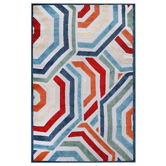 SUPERIOR Waimea Geometric Coastal Indoor/Outdoor Rug