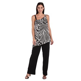 Petite R&M Richards Printed Jumpsuit