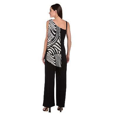 Petite R&M Richards Printed Jumpsuit