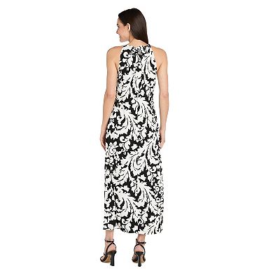 Petite R&M Richards Printed Maxi Dress