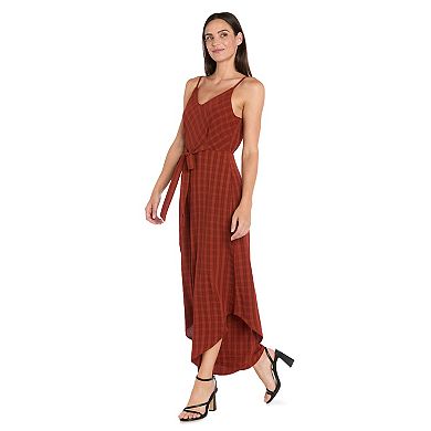 Petite R&M Richards Scarf Hem Jumpsuit
