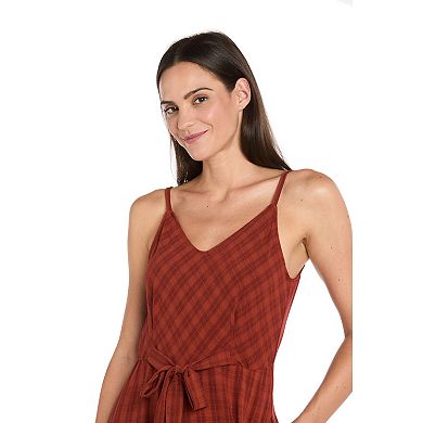 Petite R&M Richards Scarf Hem Jumpsuit