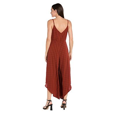 Petite R&M Richards Scarf Hem Jumpsuit