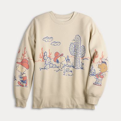 Women’s Trevco Missy Run Thru Snoopy Graphic Pullover Sweatshirt