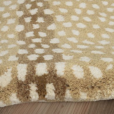 Linon Jungle Antelope Shaped Rug
