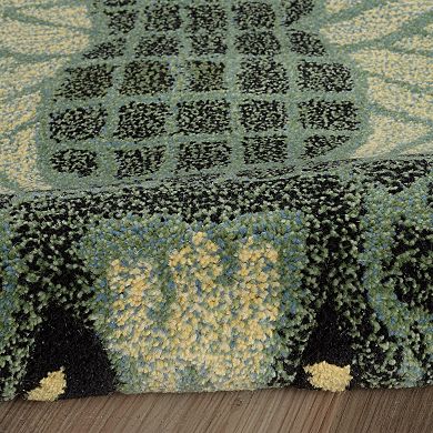 Linon Jungle Crocodile Shaped Rug
