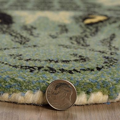Linon Jungle Crocodile Shaped Rug