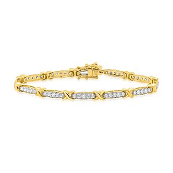 Éthique Sterling Silver 2 Carat T.W. Lab Grown Diamond Bracelet