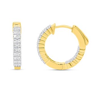 Éthique 1/2 Carat T.W. Lab-Grown Diamond Hoop Earrings