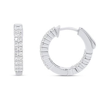 Éthique 1/2 Carat T.W. Lab-Grown Diamond Hoop Earrings