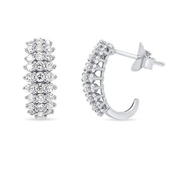 Éthique 14k Gold over Sterling Silver 1 Carat T.W. Lab-Grown Diamond Earrings