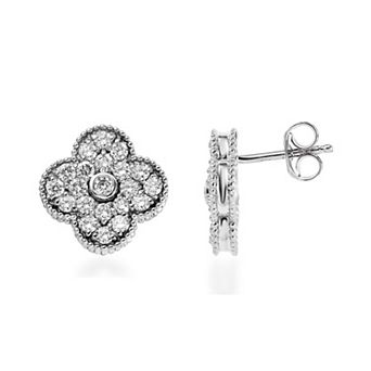 Éthique 1 1/4 Carat T.W. Lab-Grown Diamond Clover Earrings