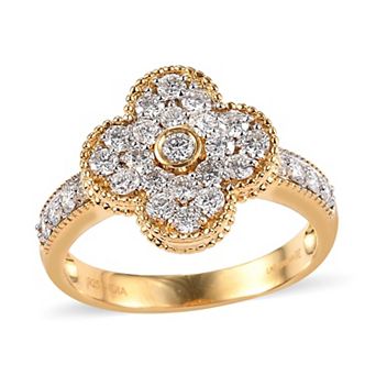 Éthique 1 1/4 Carat T.W. Lab-Grown Diamond Clover Ring