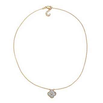 Éthique 1 Carat T.W. Lab-Grown Diamond Clover Necklace