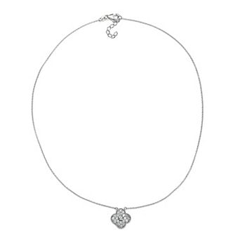 Éthique 1 Carat T.W. Lab-Grown Diamond Clover Necklace