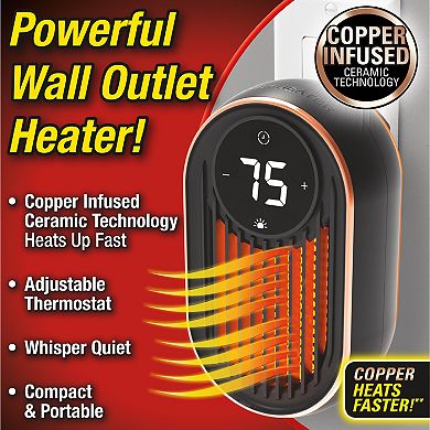 Handy Heater Copper Core Wall Outlet Heater