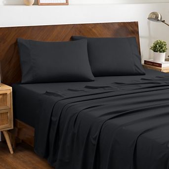 Double Brushed Sheet Set With Envelope Closure Pillowcases