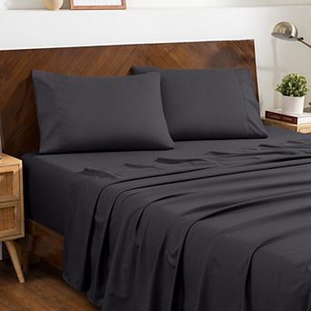 Bare Home Double Brushed Sheet Set With Envelope Closure Pillowcases